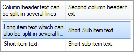 Multi-line items