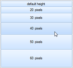 Items of Arbitrary Sizes